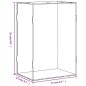 vidaXL Vitrine Transparent 17x12x25 cm Acryl vidaXL Vitrine Transparent 17x12x25 cm Acryl