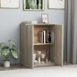 vidaXL Sideboard Sonoma-Eiche 60x30x75 cm Holzwerkstoff vidaXL Sideboard Sonoma-Eiche 60x30x75 cm Holzwerkstoff