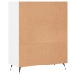 vidaXL Bücherregal Weiß 69,5x32,5x90 cm Holzwerkstoff vidaXL Bücherregal Weiß 69,5x32,5x90 cm Holzwerkstoff