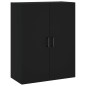 vidaXL Wandschrank Schwarz 69,5x34x90 cm vidaXL Wandschrank Schwarz 69,5x34x90 cm
