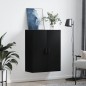 vidaXL Wandschrank Schwarz 69,5x34x90 cm vidaXL Wandschrank Schwarz 69,5x34x90 cm