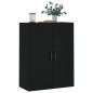 vidaXL Wandschrank Schwarz 69,5x34x90 cm vidaXL Wandschrank Schwarz 69,5x34x90 cm