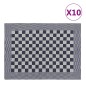 vidaXL Geschirrtücher 10 Stk. Blau und Weiß 50x70 cm Baumwolle vidaXL Geschirrtücher 10 Stk. Blau und Weiß 50x70 cm Baumwolle