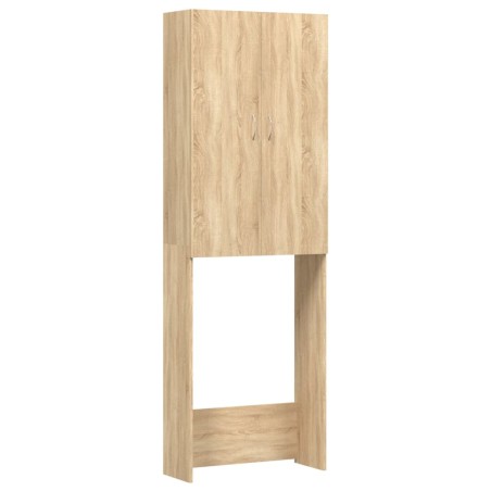 vidaXL Waschmaschinenschrank Sonoma-Eiche 64x25,5x190 cm