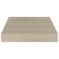 vidaXL Schwebende Wandregale 2 Stk. Eichefarben 23x23,5x3,8cm MDF vidaXL Schwebende Wandregale 2 Stk. Eichefarben 23x23,5x3,8cm MDF