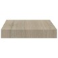 vidaXL Schwebende Wandregale 2 Stk. Eichefarben 23x23,5x3,8cm MDF vidaXL Schwebende Wandregale 2 Stk. Eichefarben 23x23,5x3,8cm MDF
