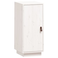 vidaXL Sideboard Weiß 34x40x75 cm Massivholz Kiefer