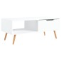 vidaXL Couchtisch Weiß 100x49,5x43 cm Holzwerkstoff vidaXL Couchtisch Weiß 100x49,5x43 cm Holzwerkstoff