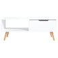 vidaXL Couchtisch Weiß 100x49,5x43 cm Holzwerkstoff vidaXL Couchtisch Weiß 100x49,5x43 cm Holzwerkstoff