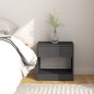 vidaXL Nachttisch Grau 40x31x40 cm Massivholz Kiefer vidaXL Nachttisch Grau 40x31x40 cm Massivholz Kiefer