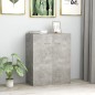 vidaXL Sideboard Betongrau 60x30x75 cm Holzwerkstoff vidaXL Sideboard Betongrau 60x30x75 cm Holzwerkstoff