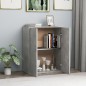vidaXL Sideboard Betongrau 60x30x75 cm Holzwerkstoff vidaXL Sideboard Betongrau 60x30x75 cm Holzwerkstoff