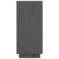 vidaXL Sideboard Grau 111x34x75 cm Massivholz Kiefer vidaXL Sideboard Grau 111x34x75 cm Massivholz Kiefer