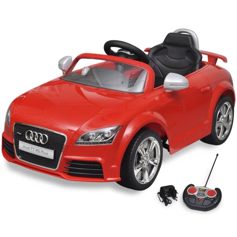 vidaXL Aufsitzauto für Kinder Audi TT RS mit Fernsteuerung Rot vidaXL Aufsitzauto für Kinder Audi TT RS mit Fernsteuerung Rot