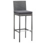 vidaXL 9-tlg. Garten-Bar-Set Poly Rattan und Akazienholz Grau vidaXL 9-tlg. Garten-Bar-Set Poly Rattan und Akazienholz Grau