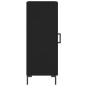 vidaXL Sideboard Schwarz 34,5x34x90 cm Holzwerkstoff vidaXL Sideboard Schwarz 34,5x34x90 cm Holzwerkstoff