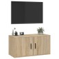 vidaXL TV-Wandschrank Sonoma-Eiche 80x34,5x40 cm vidaXL TV-Wandschrank Sonoma-Eiche 80x34,5x40 cm