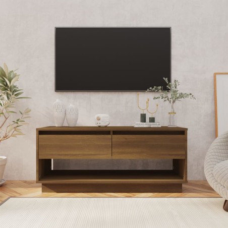 vidaXL TV-Schrank Eiche Braun 102x41x44 cm Holzwerkstoff