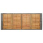 vidaXL 9-tlg. Garten-Bar-Set Poly Rattan und Akazienholz Grau vidaXL 9-tlg. Garten-Bar-Set Poly Rattan und Akazienholz Grau