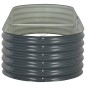 vidaXL Garten-Hochbeet 240x80x44 cm Verzinkter Stahl Grau vidaXL Garten-Hochbeet 240x80x44 cm Verzinkter Stahl Grau