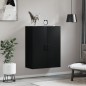 vidaXL Wandschrank Schwarz 69,5x34x90 cm vidaXL Wandschrank Schwarz 69,5x34x90 cm