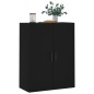 vidaXL Wandschrank Schwarz 69,5x34x90 cm vidaXL Wandschrank Schwarz 69,5x34x90 cm