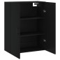 vidaXL Wandschrank Schwarz 69,5x34x90 cm vidaXL Wandschrank Schwarz 69,5x34x90 cm