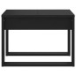 vidaXL Beistelltisch Schwarz 50x50x35 cm Holzwerkstoff vidaXL Beistelltisch Schwarz 50x50x35 cm Holzwerkstoff