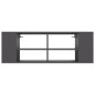 vidaXL TV-Wandschrank Grau 102x35x35 cm Holzwerkstoff vidaXL TV-Wandschrank Grau 102x35x35 cm Holzwerkstoff