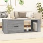 vidaXL Couchtisch Grau Sonoma 100x50,5x35 cm Holzwerkstoff vidaXL Couchtisch Grau Sonoma 100x50,5x35 cm Holzwerkstoff