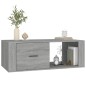 vidaXL Couchtisch Grau Sonoma 100x50,5x35 cm Holzwerkstoff vidaXL Couchtisch Grau Sonoma 100x50,5x35 cm Holzwerkstoff