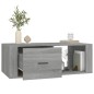 vidaXL Couchtisch Grau Sonoma 100x50,5x35 cm Holzwerkstoff vidaXL Couchtisch Grau Sonoma 100x50,5x35 cm Holzwerkstoff