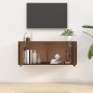 vidaXL TV-Wandschrank Braun Eichen-Optik 100x34,5x40 cm vidaXL TV-Wandschrank Braun Eichen-Optik 100x34,5x40 cm