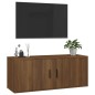 vidaXL TV-Wandschrank Braun Eichen-Optik 100x34,5x40 cm vidaXL TV-Wandschrank Braun Eichen-Optik 100x34,5x40 cm