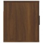 vidaXL TV-Wandschrank Braun Eichen-Optik 100x34,5x40 cm vidaXL TV-Wandschrank Braun Eichen-Optik 100x34,5x40 cm