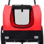 vidaXL 2-in-1 Tier-Fahrradanhänger und Jogger Rot und Schwarz vidaXL 2-in-1 Tier-Fahrradanhänger und Jogger Rot und Schwarz