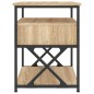 vidaXL Nachttische 2 Stk. Sonoma-Eiche 40x42x55 cm Holzwerkstoff