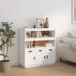 vidaXL Highboard Weiß 100x40x108,5 cm Massivholz Kiefer vidaXL Highboard Weiß 100x40x108,5 cm Massivholz Kiefer