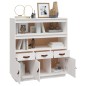 vidaXL Highboard Weiß 100x40x108,5 cm Massivholz Kiefer vidaXL Highboard Weiß 100x40x108,5 cm Massivholz Kiefer