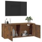 vidaXL TV-Wandschrank Räuchereiche 100x34,5x40 cm vidaXL TV-Wandschrank Räuchereiche 100x34,5x40 cm