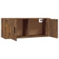 vidaXL TV-Wandschrank Räuchereiche 100x34,5x40 cm vidaXL TV-Wandschrank Räuchereiche 100x34,5x40 cm