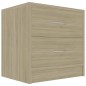 vidaXL Nachttische 2 Stk. Sonoma-Eiche 40x30x40 cm Holzwerkstoff vidaXL Nachttische 2 Stk. Sonoma-Eiche 40x30x40 cm Holzwerkstoff