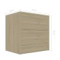 vidaXL Nachttische 2 Stk. Sonoma-Eiche 40x30x40 cm Holzwerkstoff vidaXL Nachttische 2 Stk. Sonoma-Eiche 40x30x40 cm Holzwerkstoff