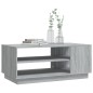 vidaXL Couchtisch Grau Sonoma 102x55x43 cm Holzwerkstoff vidaXL Couchtisch Grau Sonoma 102x55x43 cm Holzwerkstoff