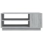 vidaXL Couchtisch Grau Sonoma 102x55x43 cm Holzwerkstoff vidaXL Couchtisch Grau Sonoma 102x55x43 cm Holzwerkstoff