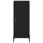 vidaXL Sideboard Schwarz 34,5x34x90 cm Holzwerkstoff vidaXL Sideboard Schwarz 34,5x34x90 cm Holzwerkstoff