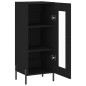 vidaXL Sideboard Schwarz 34,5x34x90 cm Holzwerkstoff vidaXL Sideboard Schwarz 34,5x34x90 cm Holzwerkstoff