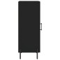 vidaXL Sideboard Schwarz 34,5x34x90 cm Holzwerkstoff vidaXL Sideboard Schwarz 34,5x34x90 cm Holzwerkstoff
