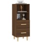 vidaXL Sideboard Braun Eichen-Optik 34,5x34x90 cm Holzwerkstoff vidaXL Sideboard Braun Eichen-Optik 34,5x34x90 cm Holzwerkstoff