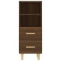 vidaXL Sideboard Braun Eichen-Optik 34,5x34x90 cm Holzwerkstoff vidaXL Sideboard Braun Eichen-Optik 34,5x34x90 cm Holzwerkstoff